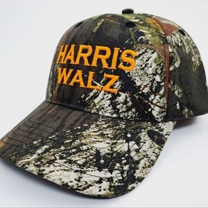 Harris Walz Midwest Chappell Roan Camo Orange Embroidered Baseball Hat Trend Cap